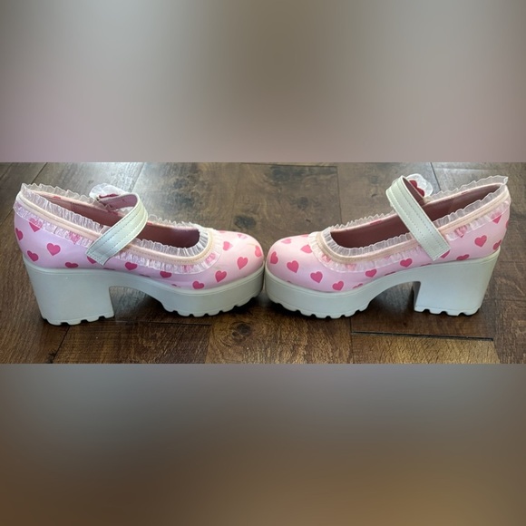 Limited edition Melanie Martinez x koi sweetheart Mary Jane’s Sz 5 women - Picture 3 of 9